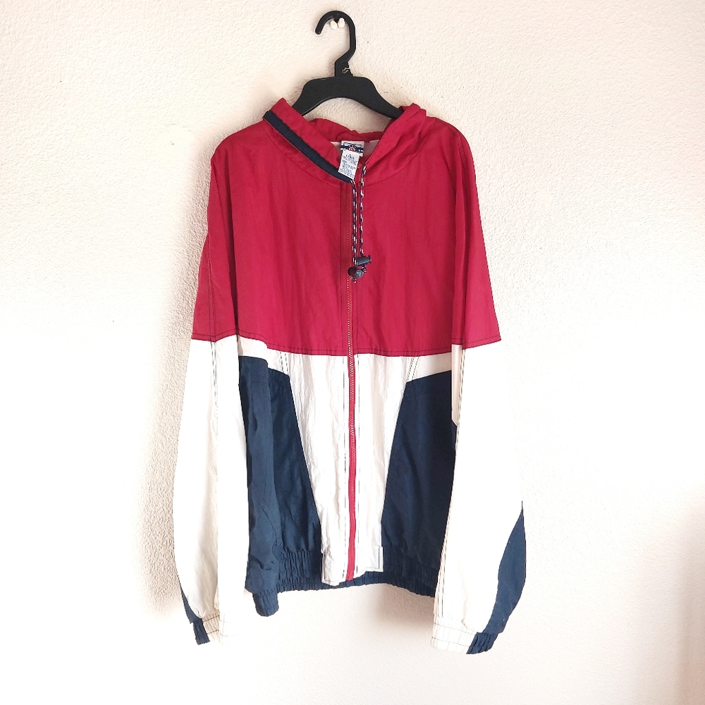 Vintage Pro Spirit windbreaker red white blue